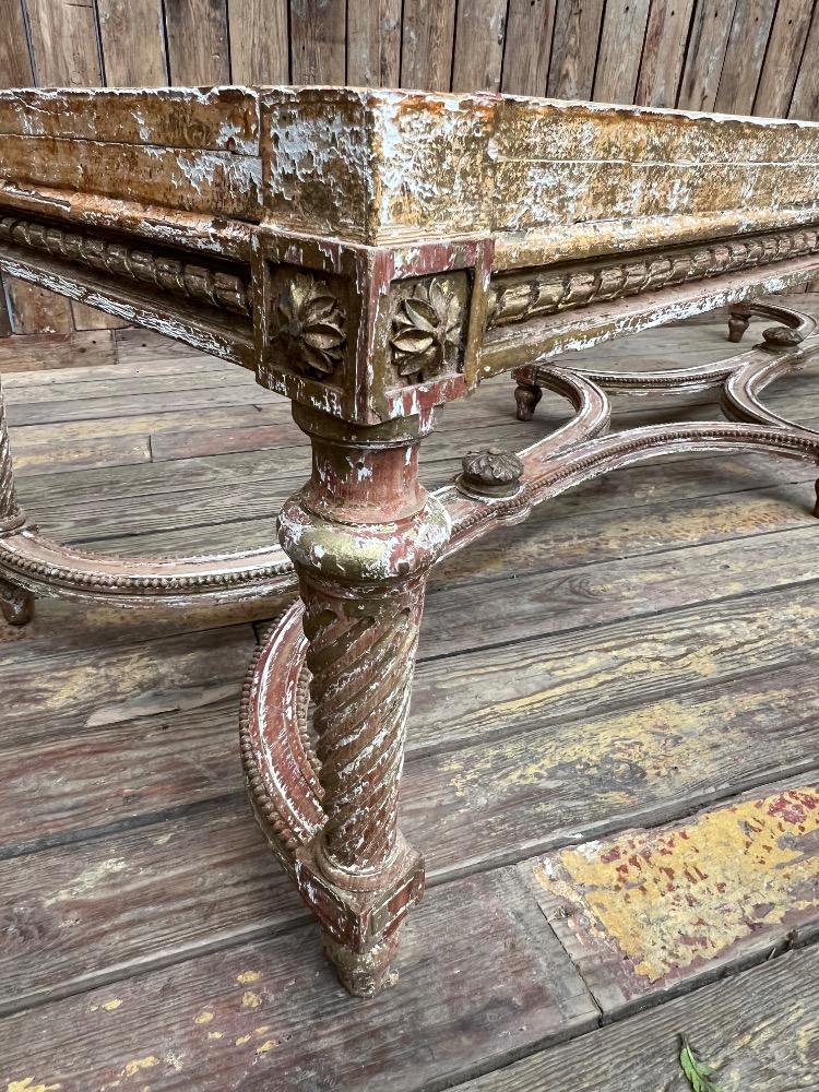 Parisian bench seat, 19th century 