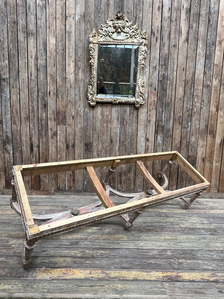 Parisian bench seat, 19th century 