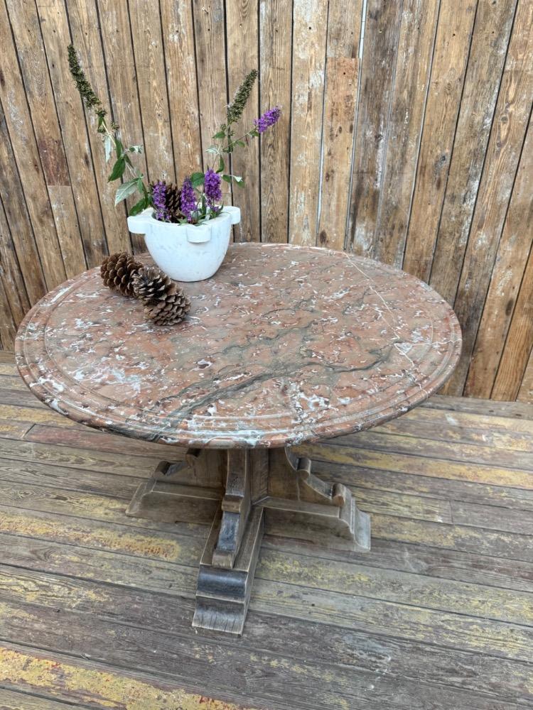 Pedestal table, mid-20th century 