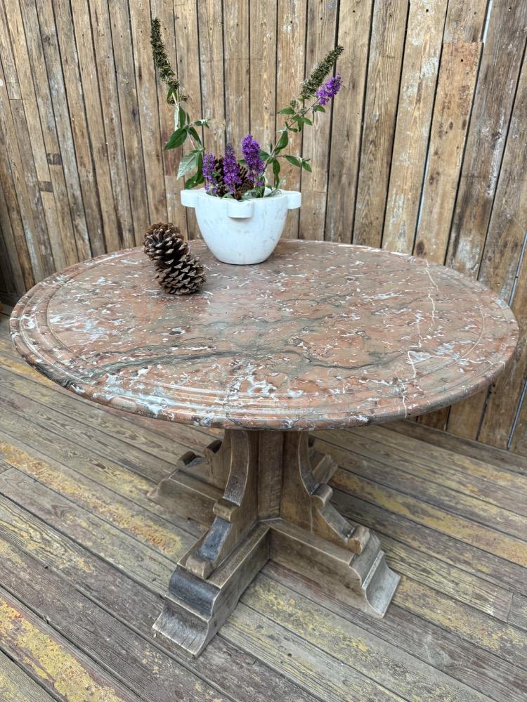 Pedestal table, mid-20th century 