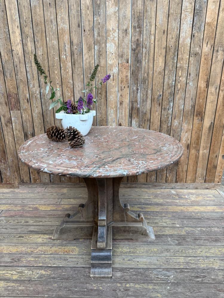 Pedestal table, mid-20th century 