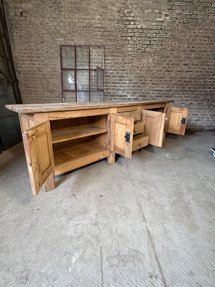 PRIMITIVE STYLE SIDEBOARD, MID-20th CENTURY 