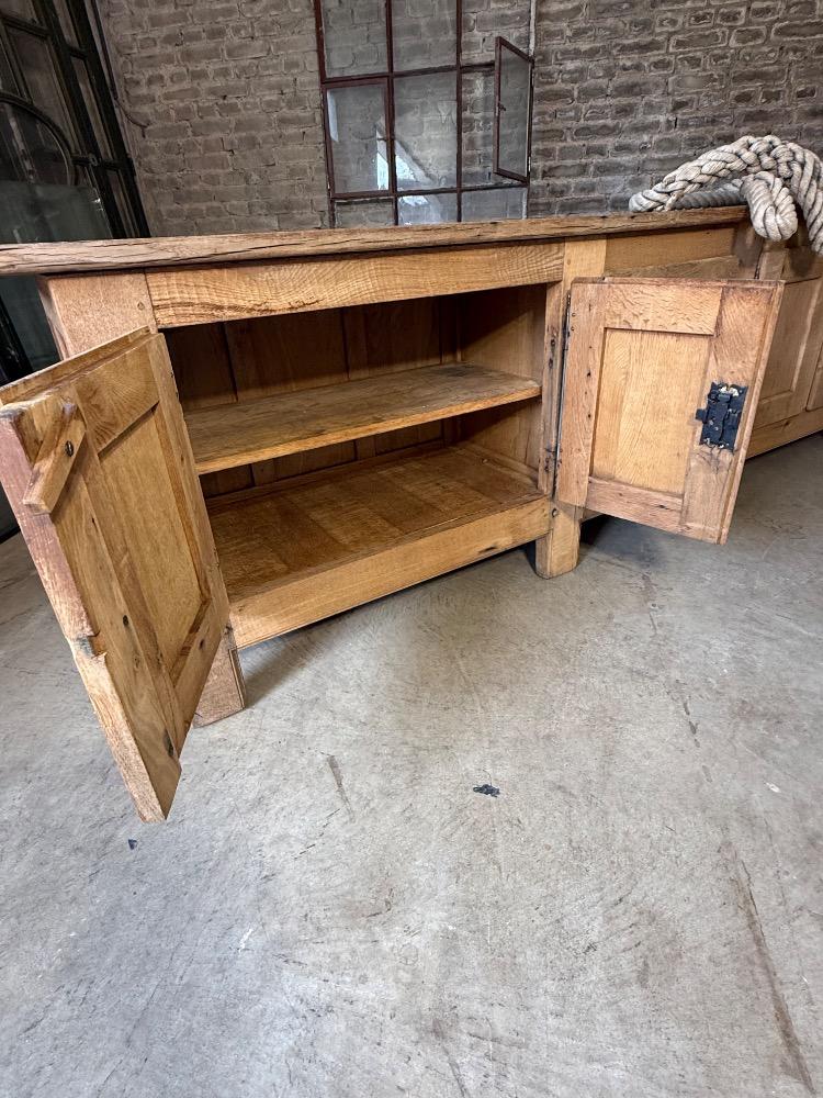 PRIMITIVE STYLE SIDEBOARD, MID-20th CENTURY 
