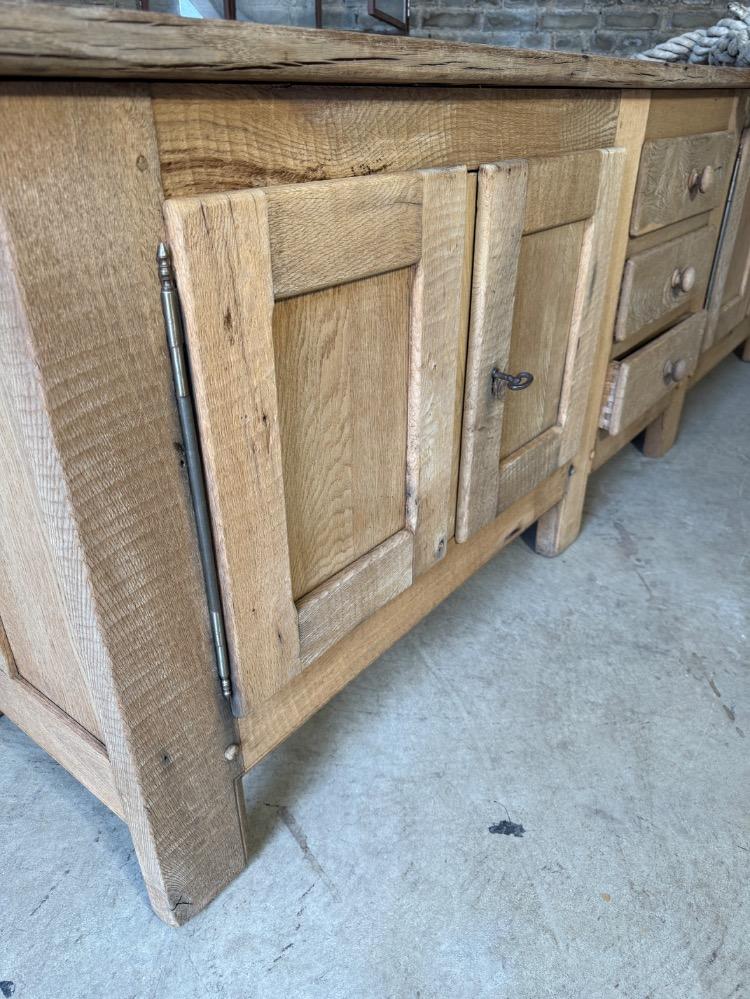 PRIMITIVE STYLE SIDEBOARD, MID-20th CENTURY 