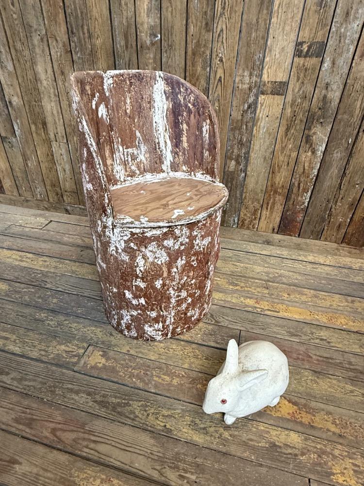 Primitive Swedish armchair, early 20th century 