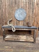 Primitive wooden console, early 20th century