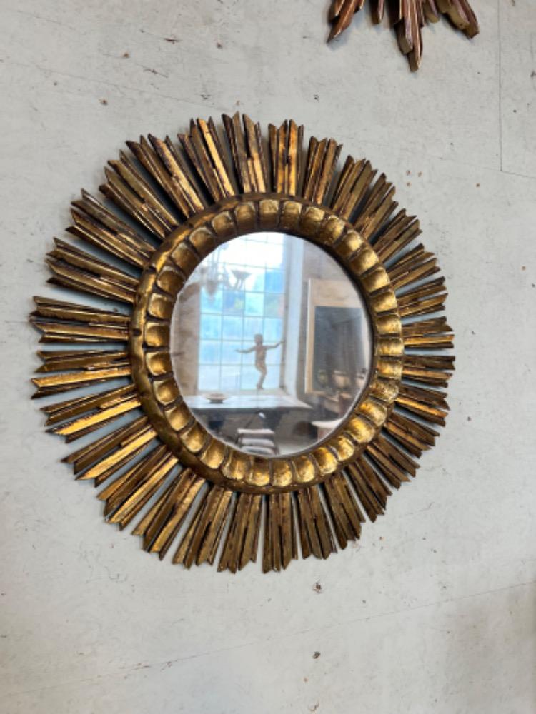 Series of 10 sun mirrors, mid-20th century