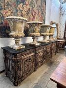 Series of 4 Medicis vases, mid-20th century 