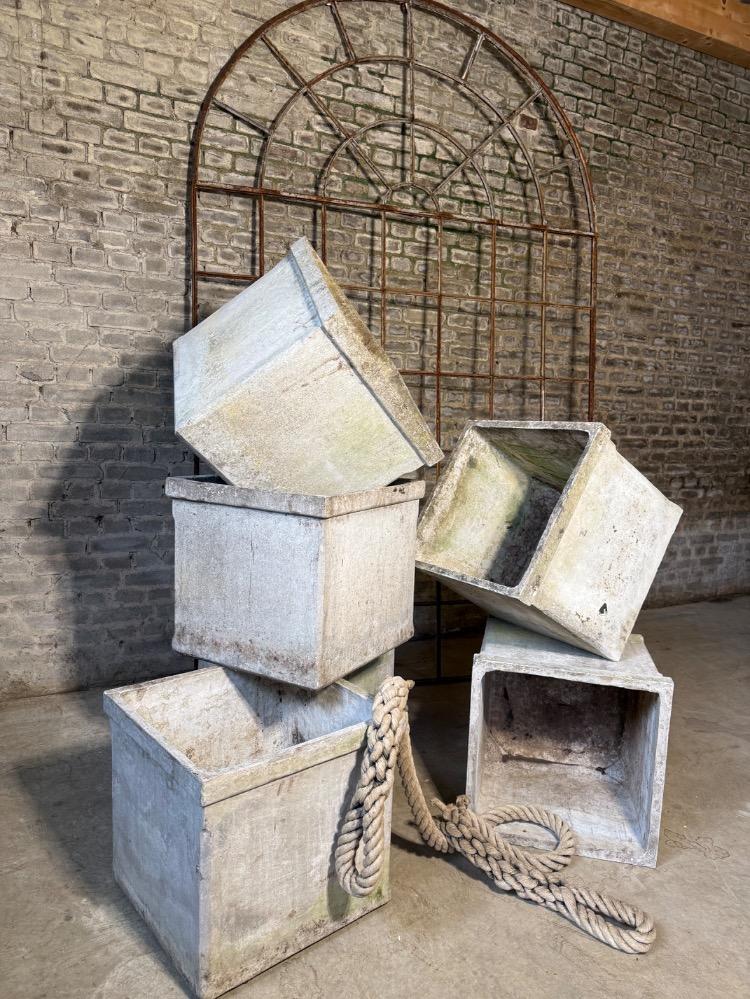 SERIES OF 6 PLANTERS, 20TH CENTURY