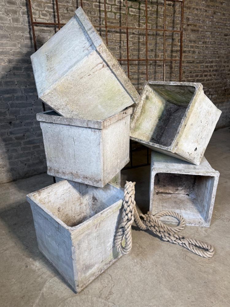 SERIES OF 6 PLANTERS, 20TH CENTURY