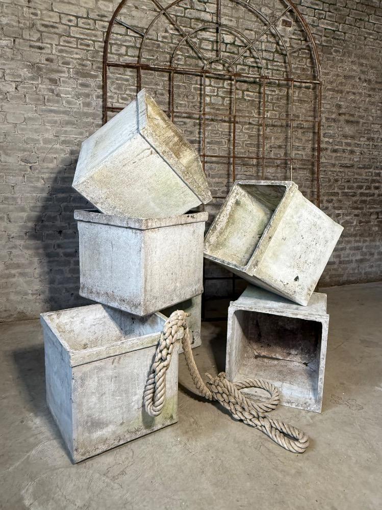 SERIES OF 6 PLANTERS, 20TH CENTURY