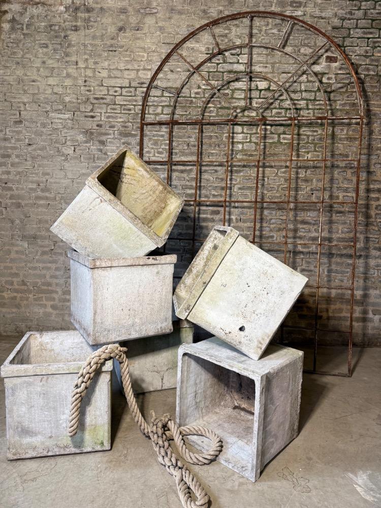 SERIES OF 6 PLANTERS, 20TH CENTURY