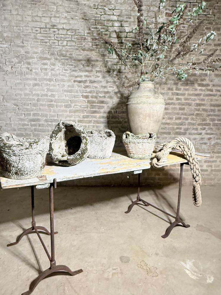 SERIES OF CONCRETE PLANTER PLANTS, EARLY 20TH CENTURY