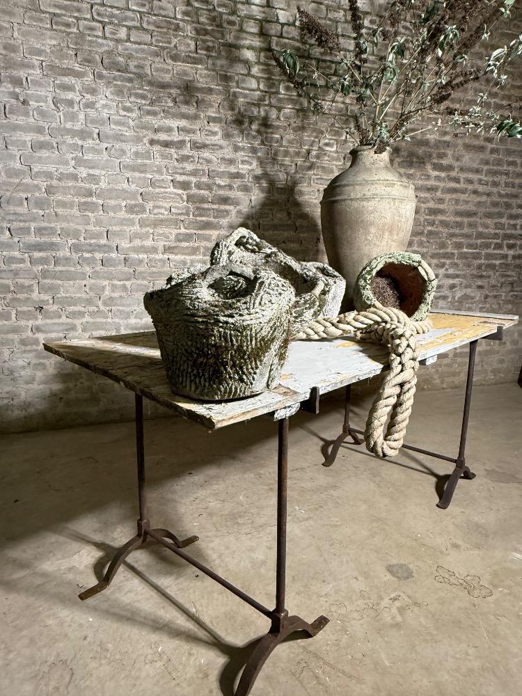 SERIES OF CONCRETE PLANTER PLANTS, EARLY 20TH CENTURY