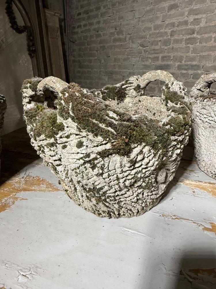 SERIES OF CONCRETE PLANTER PLANTS, EARLY 20TH CENTURY