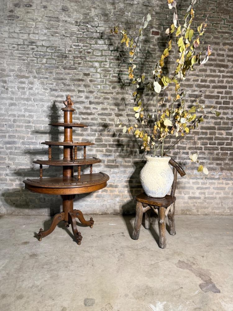 SERVING STAND, LATE 19TH CENTURY