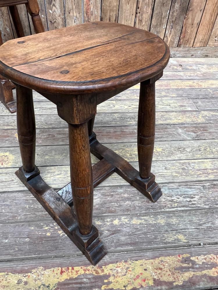 Set of 3 stools, 19th century 