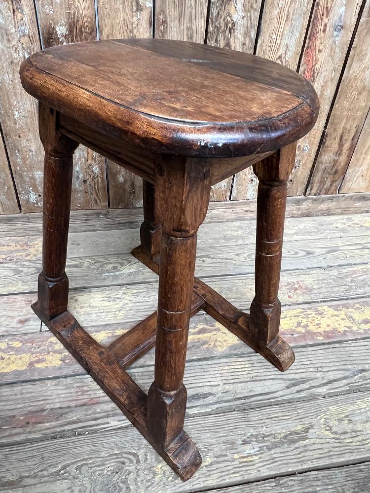 Set of 3 stools, 19th century 