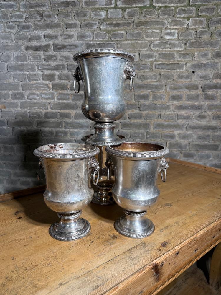 SET OF 4 CHAMPAGNE BUCKETS, EARLY 20TH CENTURY