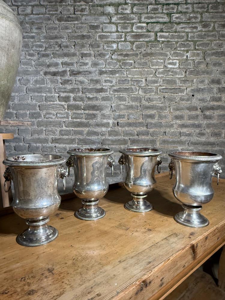 SET OF 4 CHAMPAGNE BUCKETS, EARLY 20TH CENTURY