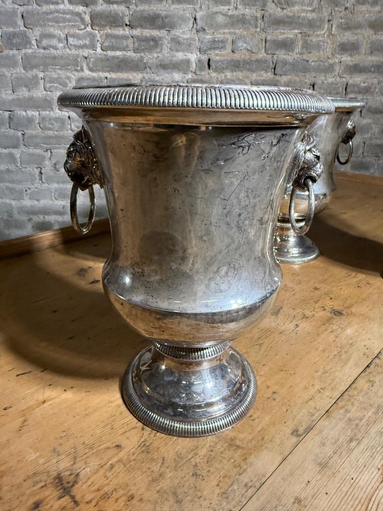SET OF 4 CHAMPAGNE BUCKETS, EARLY 20TH CENTURY
