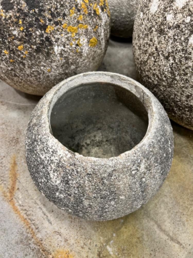 Set of 4 planters for garden, mid-20th century