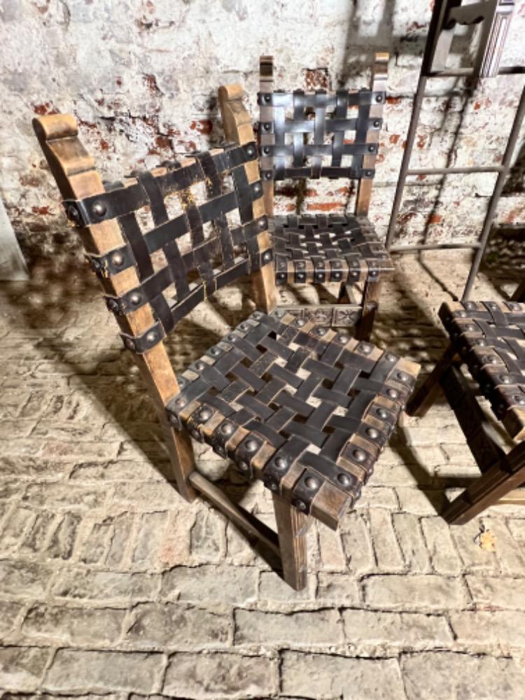 Set of 6 chairs, mid-20th century