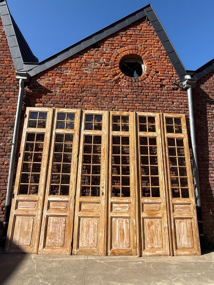 Set of 6 doors, early 20th century 
