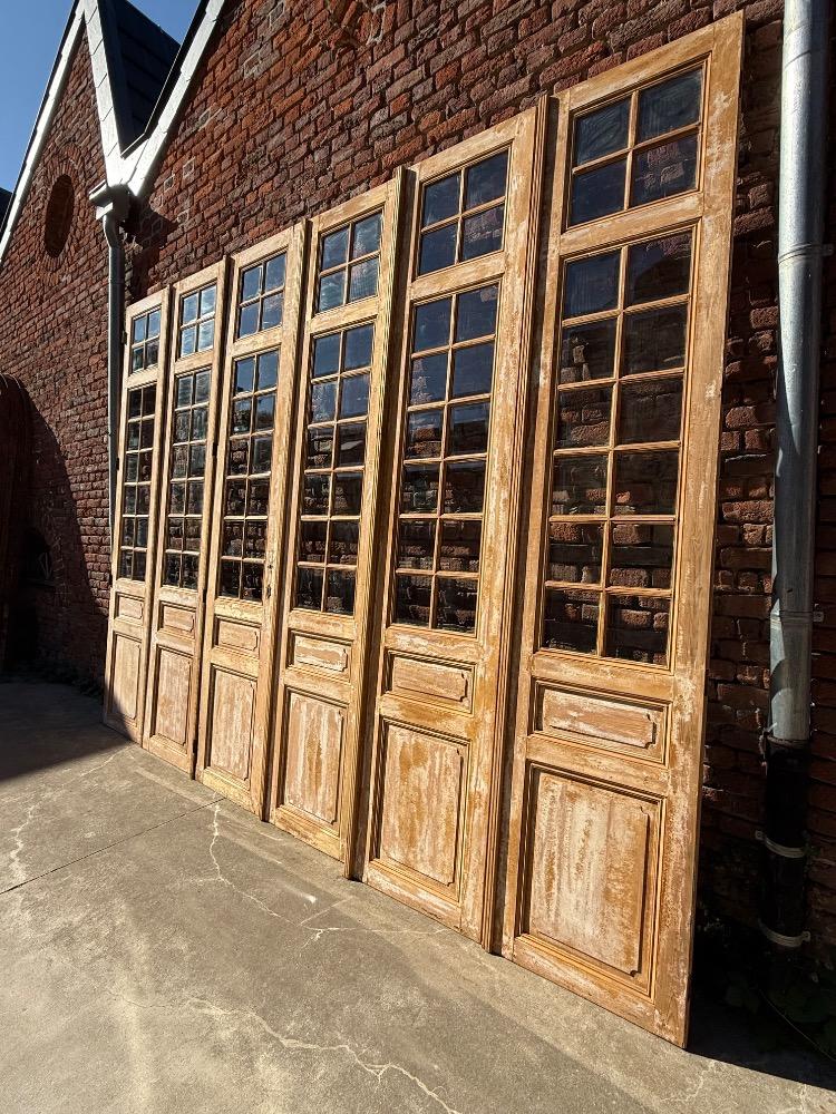 Set of 6 doors, early 20th century 