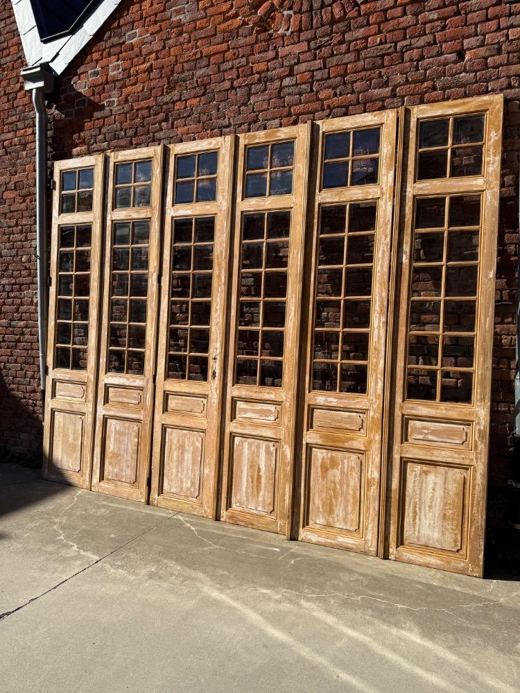 Set of 6 doors, early 20th century 