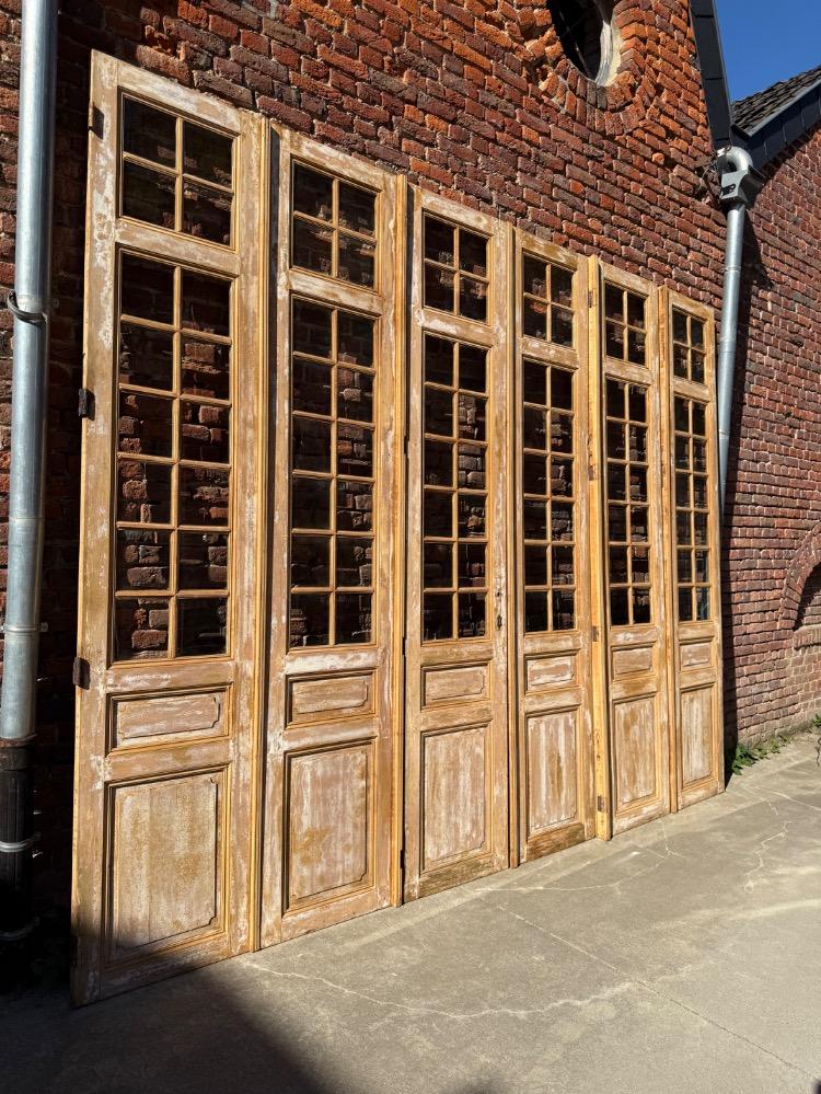 Set of 6 doors, early 20th century 