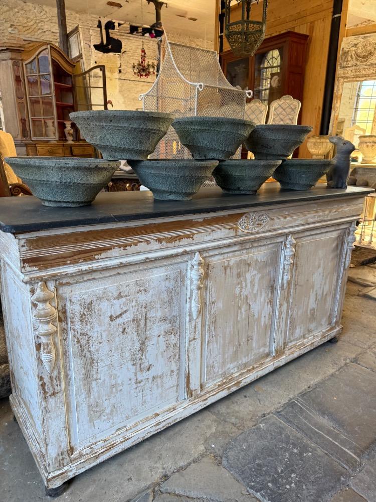 SET OF 7 PLANTERS, MID-20TH CENTURY