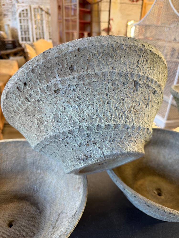 SET OF 7 PLANTERS, MID-20TH CENTURY