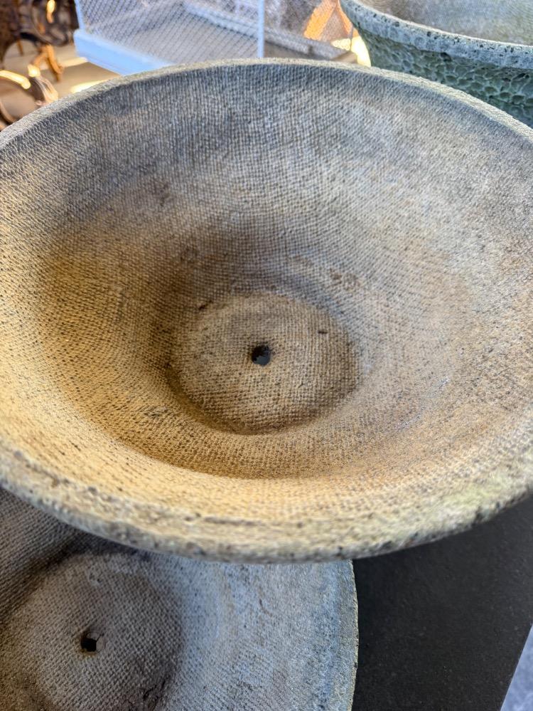 SET OF 7 PLANTERS, MID-20TH CENTURY