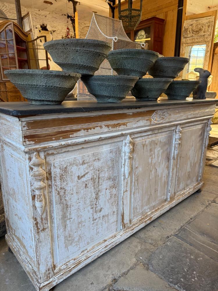 SET OF 7 PLANTERS, MID-20TH CENTURY