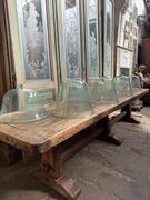SET OF 9 GLASS GARDEN CLOCHES, LATE 19TH CENTURY