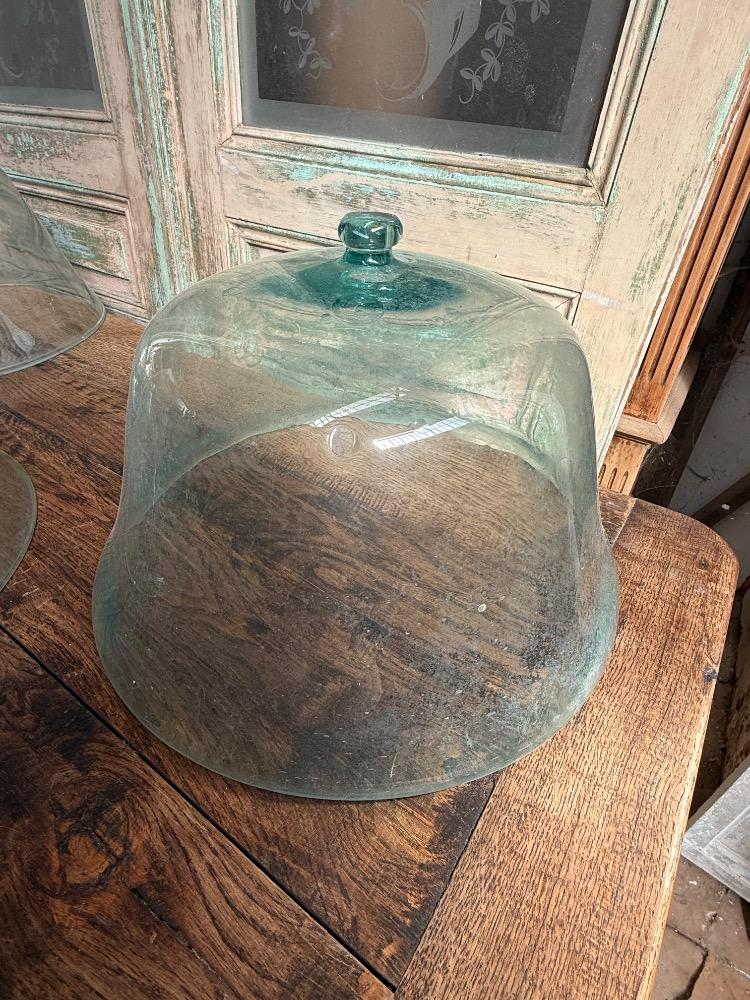 SET OF 9 GLASS GARDEN CLOCHES, LATE 19TH CENTURY