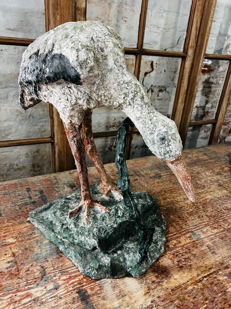 Set of concrete birds, early 20th century 