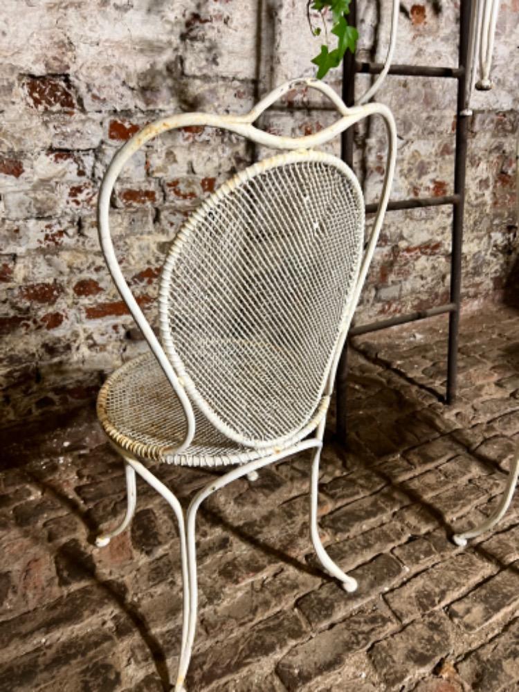 Set of garden chairs, early 20th century