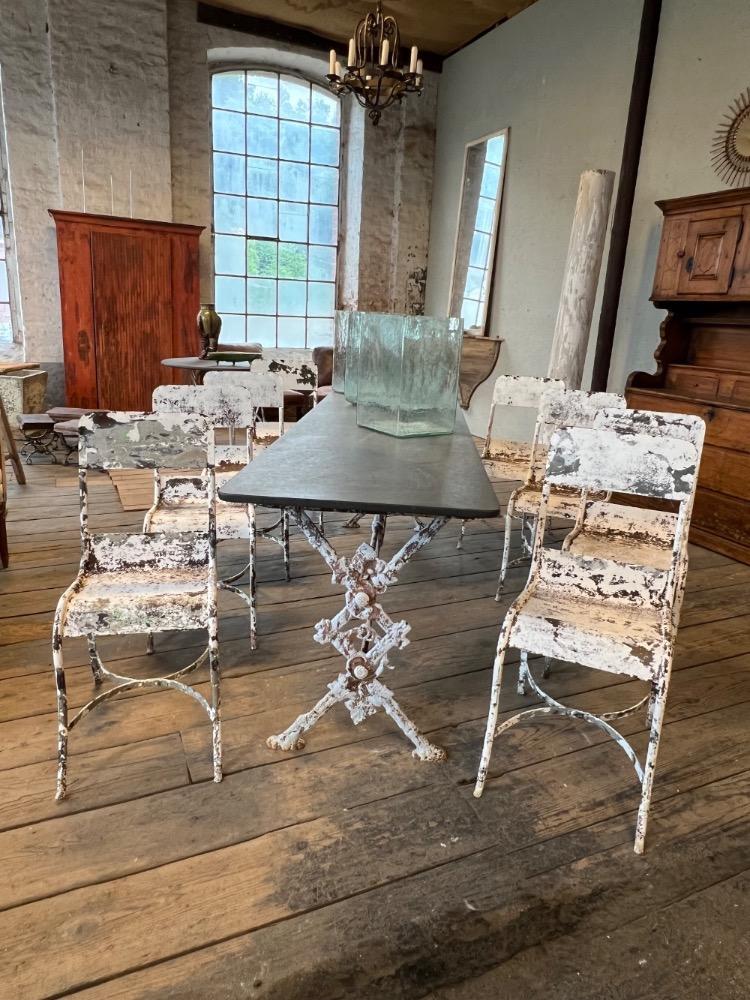 Set of garden chairs, early 20th century 