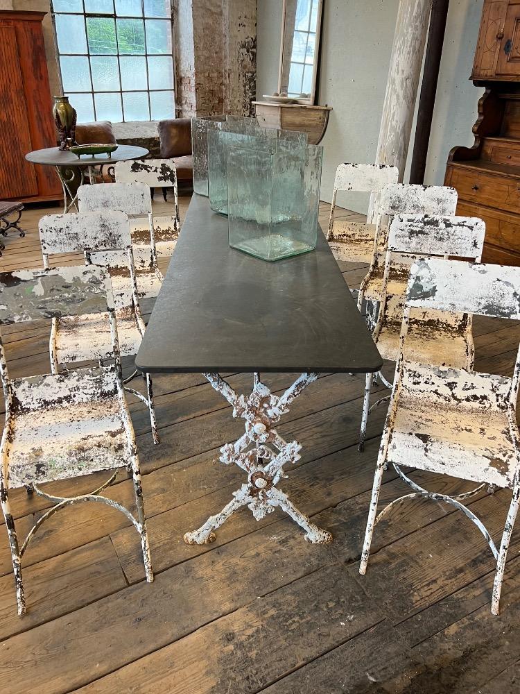 Set of garden chairs, early 20th century 