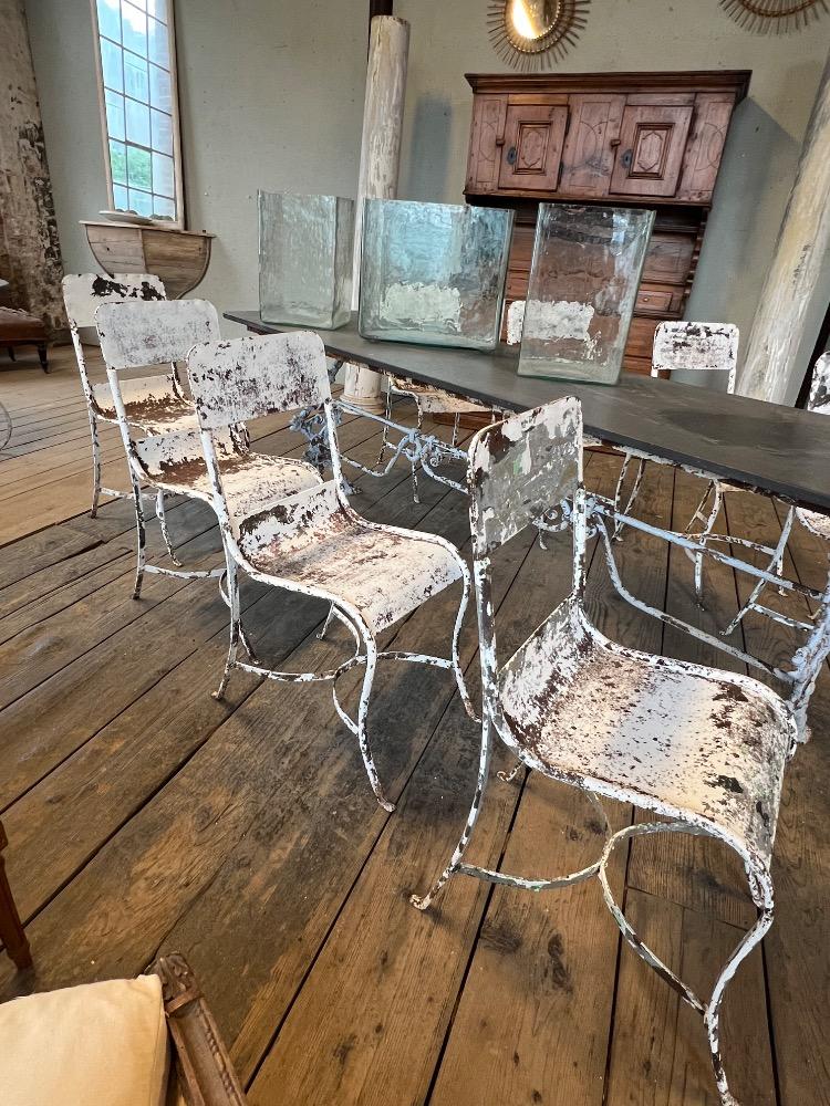 Set of garden chairs, early 20th century 