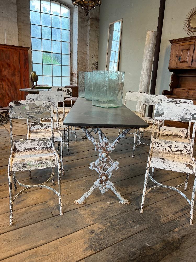 Set of garden chairs, early 20th century 
