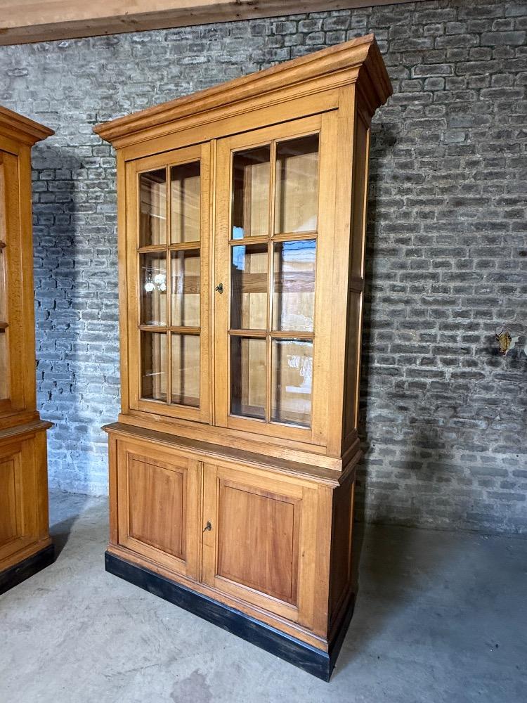 SET OF TWO BOOKCASES, EARLY 20TH CENTURY