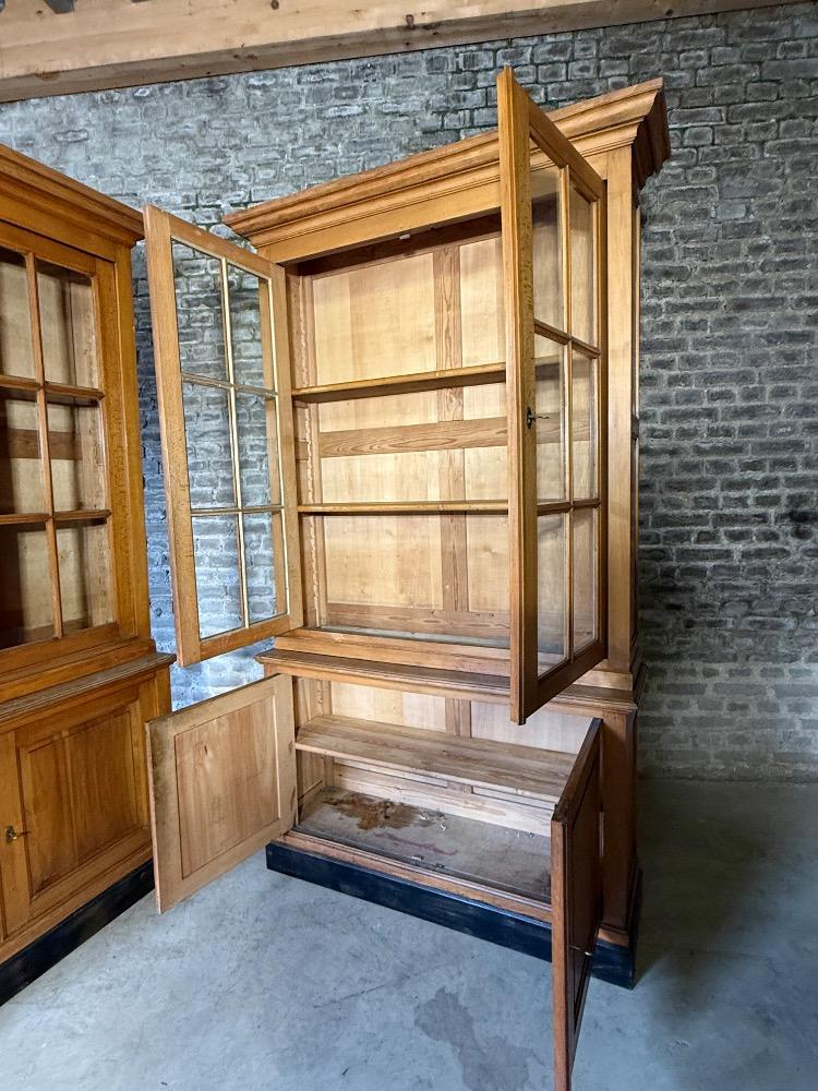 SET OF TWO BOOKCASES, EARLY 20TH CENTURY