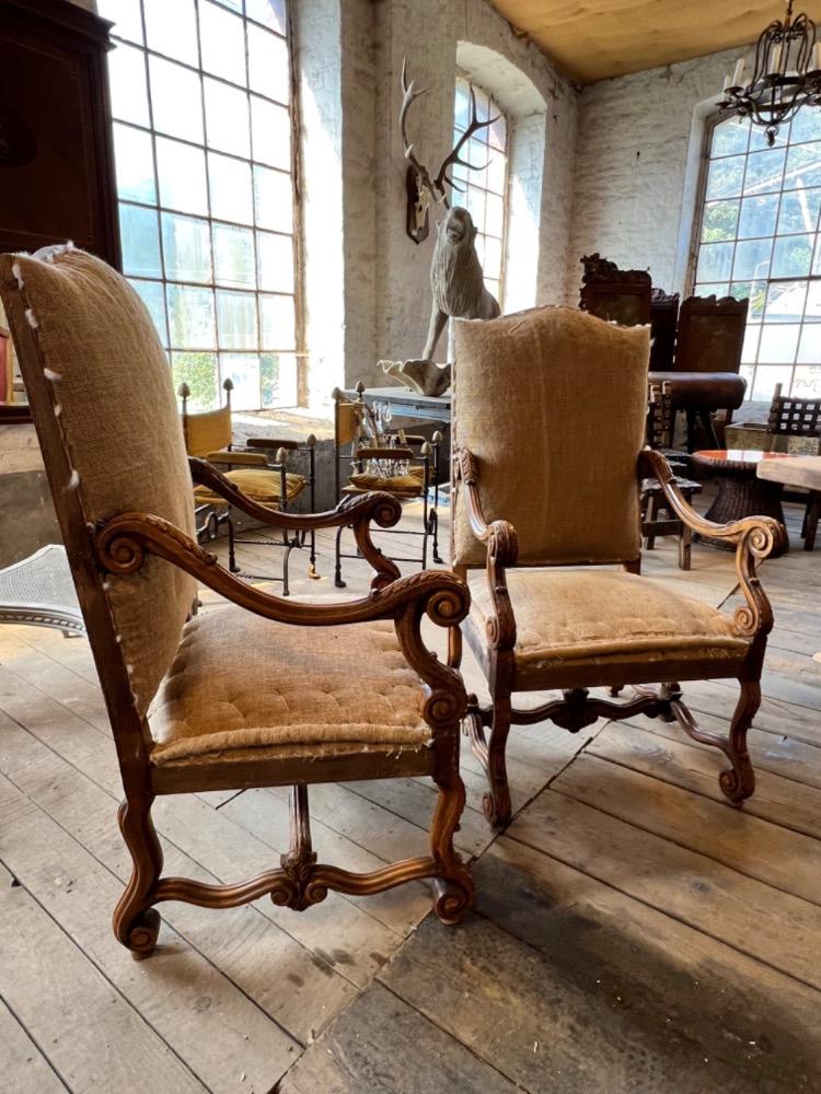 Sheep bone armchairs, early 20th century