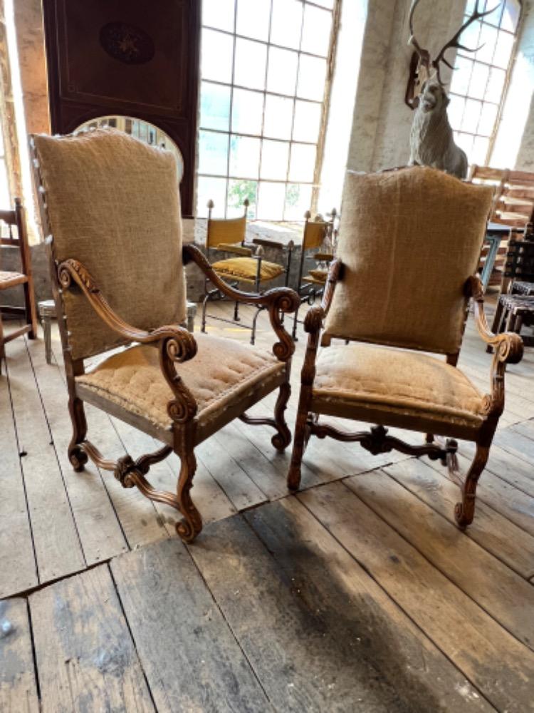 Sheep bone armchairs, early 20th century