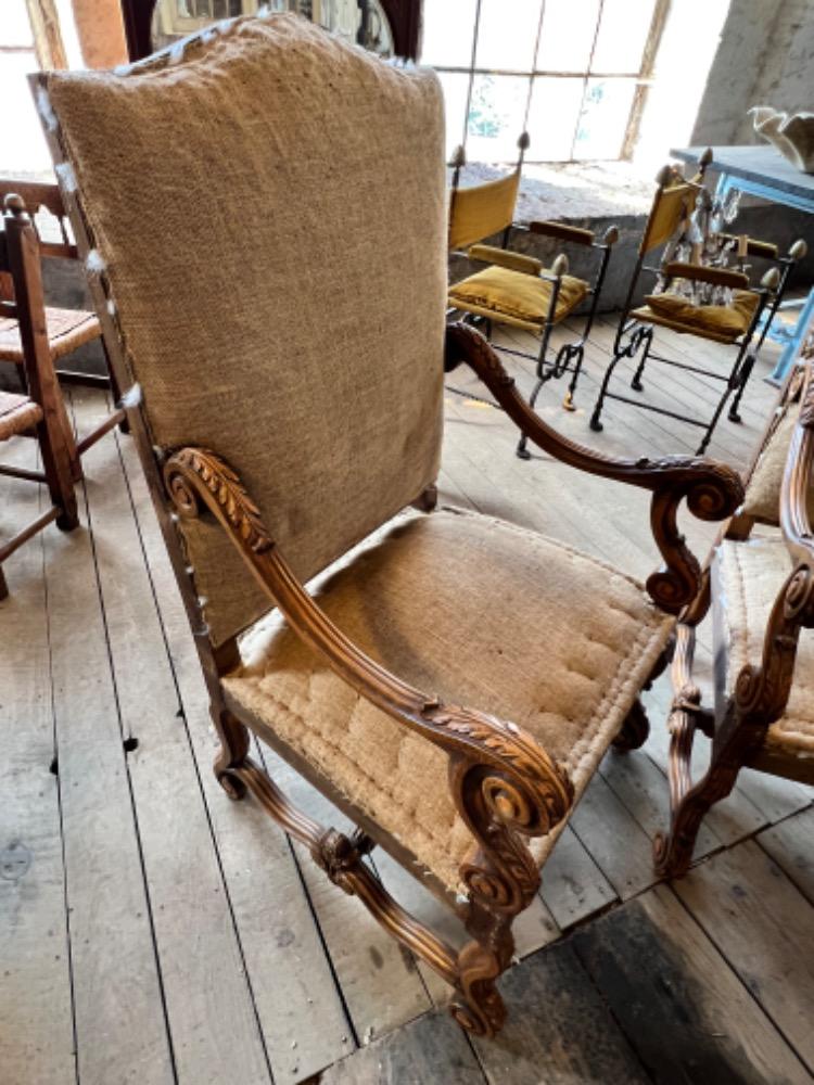 Sheep bone armchairs, early 20th century