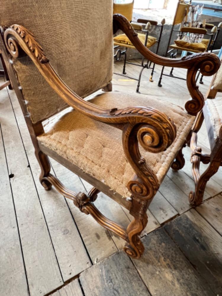 Sheep bone armchairs, early 20th century