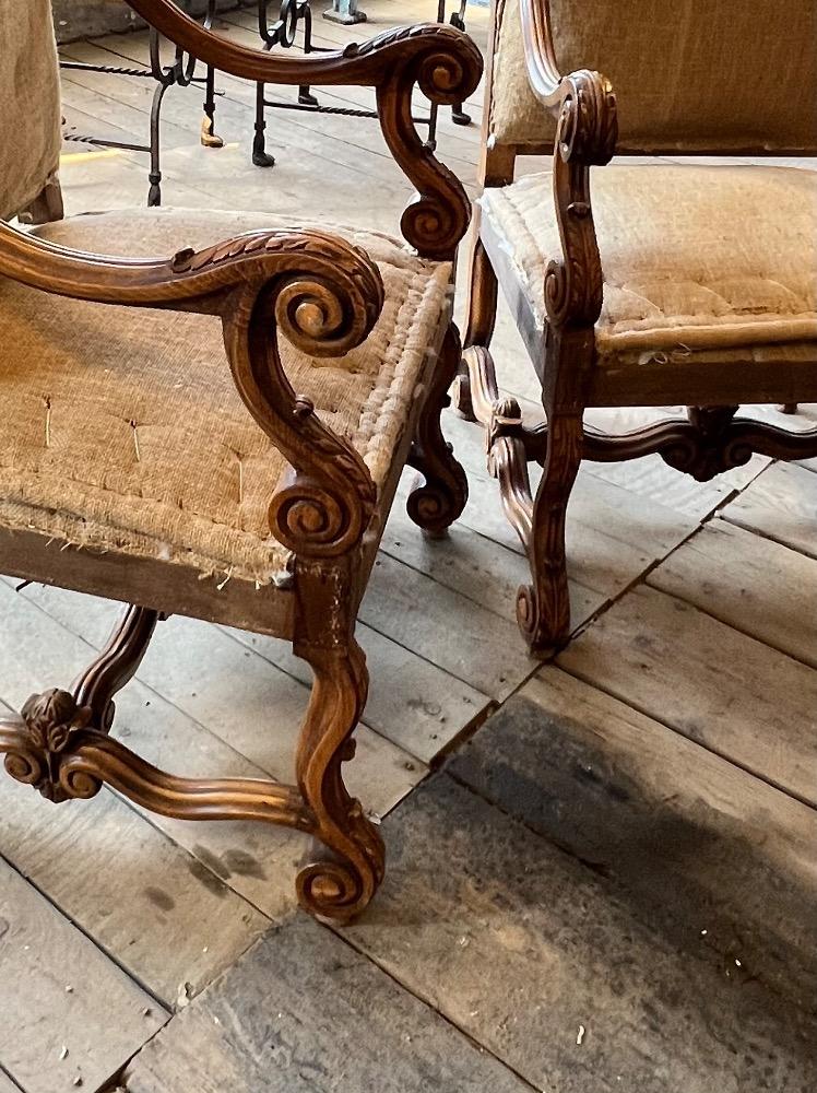 Sheep bone armchairs, early 20th century